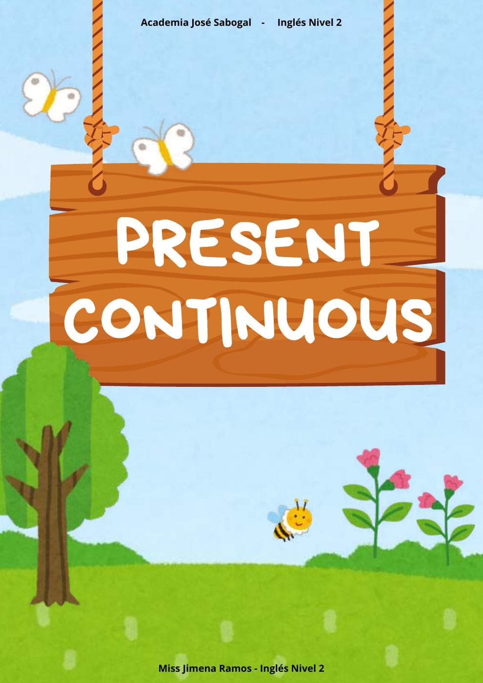 Carátula del libro: Inglés - Nivel II - Marzo - Mayo 2025 de la Academia José Sabogal