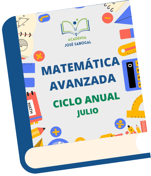 Libro de Matemática Avanzada - Julio 2024 de la Academia José Sabogal