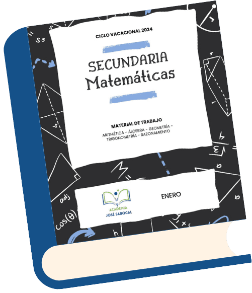 Libro de Secundaria Matemática - 2024 de la Academia José Sabogal