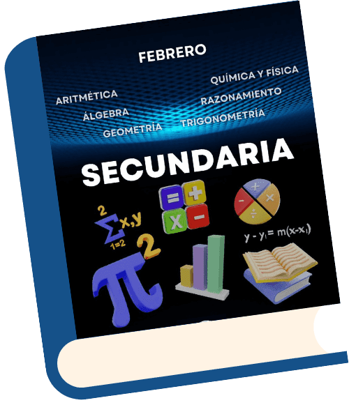 Libro de Secundaria Matemática - Febrero 2025 de la Academia José Sabogal
