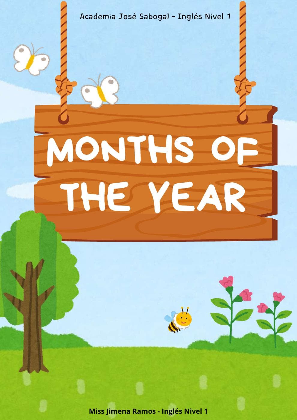 Carátula del libro: Inglés - Nivel I - Febrero 2025 de la Academia José Sabogal