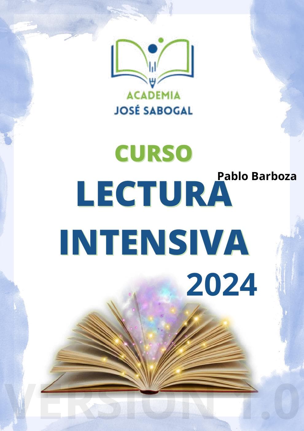 Carátula del libro: Lectura Intensiva - 2024 de la Academia José Sabogal